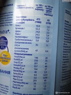 Нутрилон смесь для новорожденных инструкция