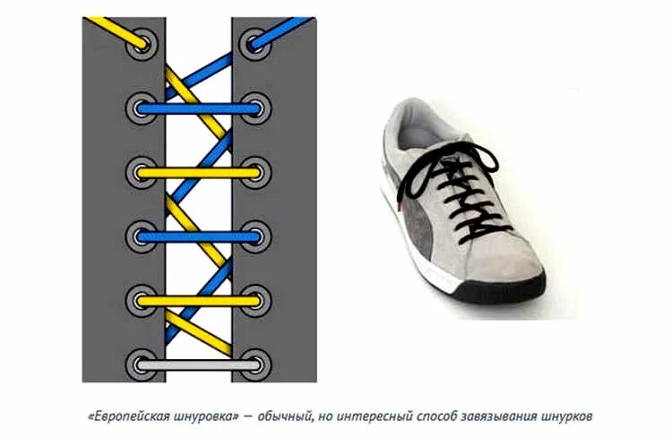 Зашнуровать кроссовки с 5 дырками. Способы завязывания шнурков на кедах 5 дырок. Красиво зашнуровать кроссовки с 5 дырками. Европейский способ завязывания шнурков. Как можно завязывать шнурки на кроссовках