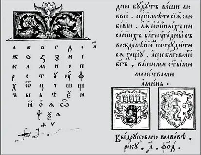 Первая азбука федорова картинки