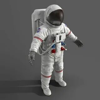 Космонавт стоя