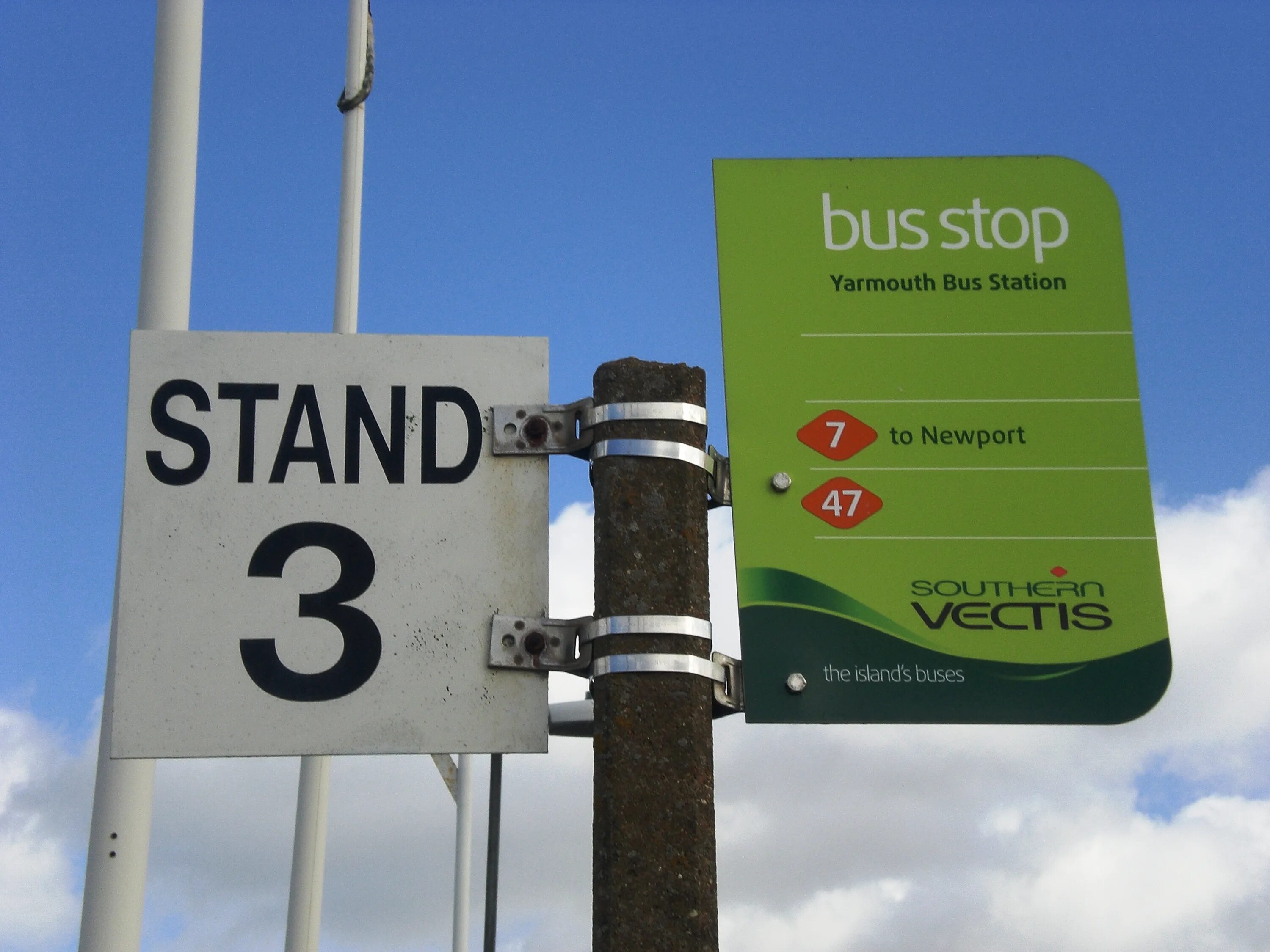 Bus Station Stand. Station stand