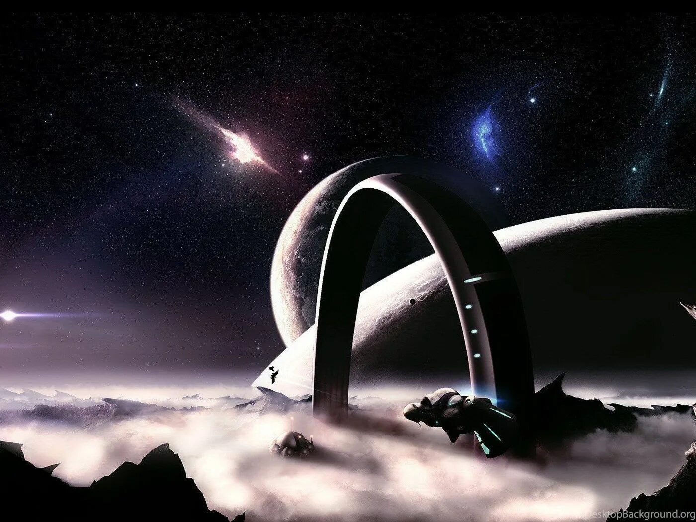 Space scene