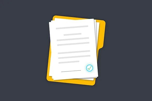 Folder text