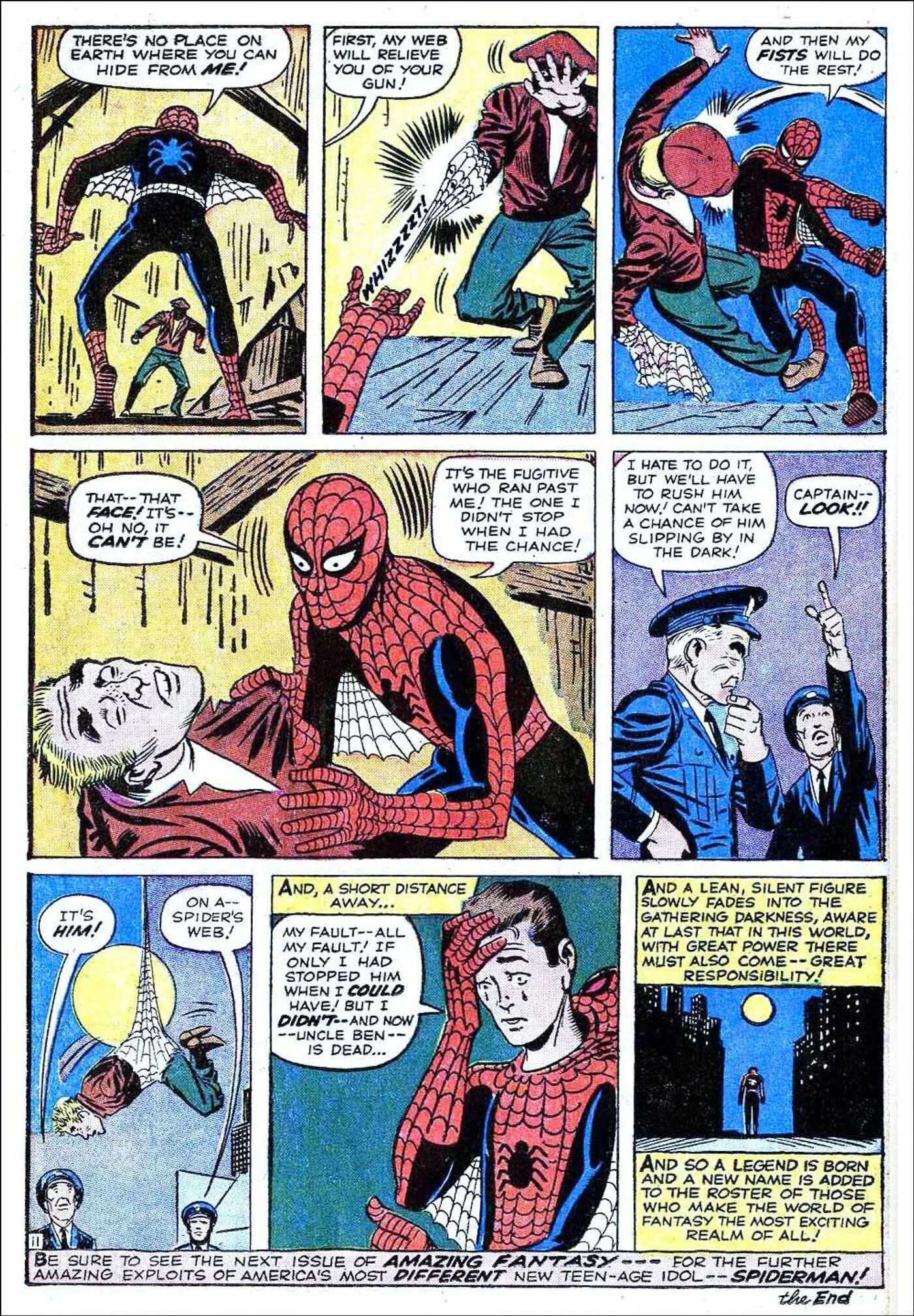 Удивительный человек рассказ. Первое появление человека паука в комиксах 1962. Amazing Spider man комикс 1 выпуск. Питер Паркер в комиксах 1960. Первый комикс про человека паука.