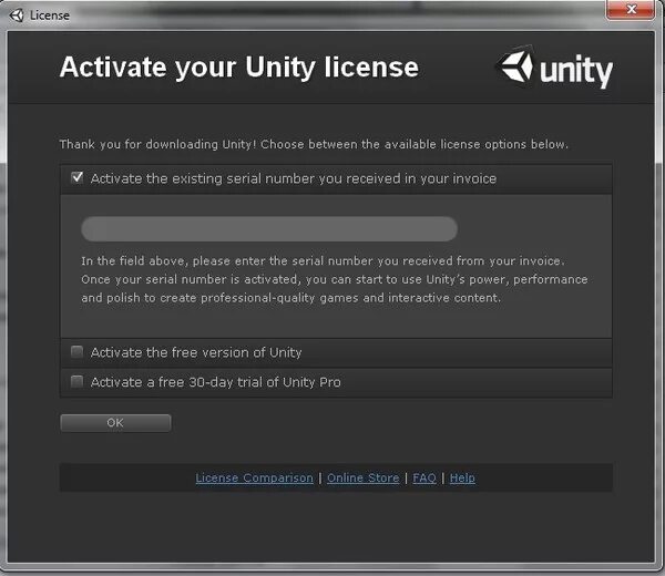 No valid unity license found. No valid unity license found