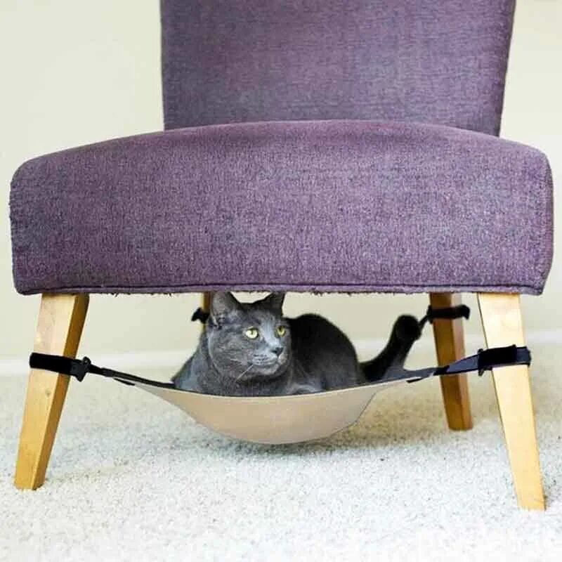 Лежанка для кота. Кошка на стуле. Кресло для кошки. Гамак для кота. The cat is the chair