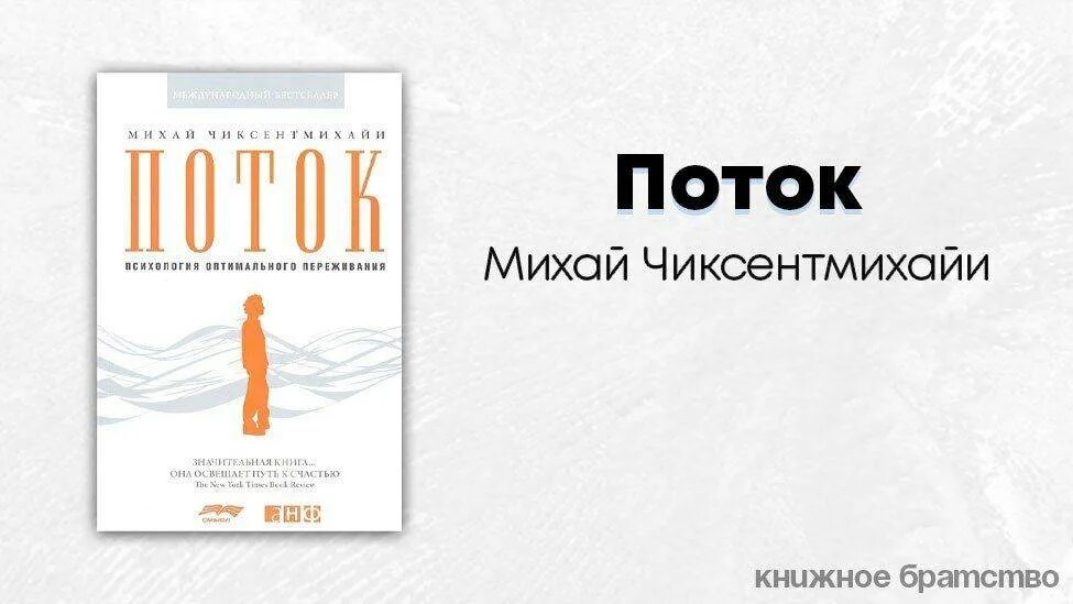 Михай чиксентмихайи поток психология оптимального переживания. Михай чиксентмихайи поток психология оптимального переживания