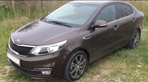 Купить новый Kia Rio IV 1.6 AT (123 л.с.) бензин автомат в Мытищах: коричневый К