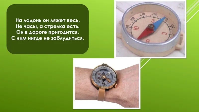 Ориентирование по компасу 2 класс окружающий мир