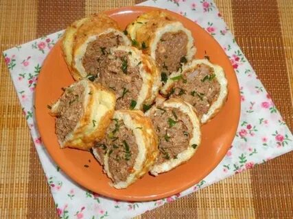Домашний рулет из печени