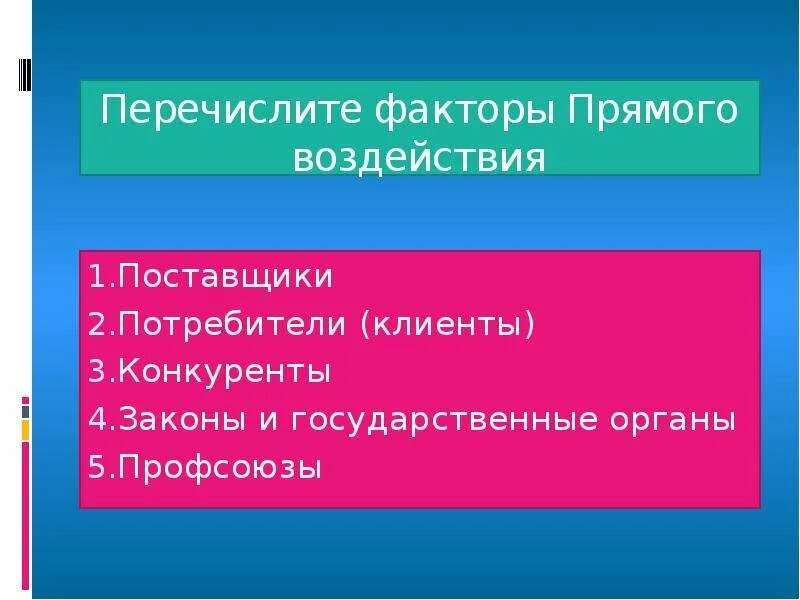 Среди перечисленных предприятий подчеркни. Поставщики конкуренты потребители это. Факторы прямого воздействия : поставщики и потребители. Поставщики потребители конкуренты относятся к среде. Факторы прямого воздействия конкуренты это.