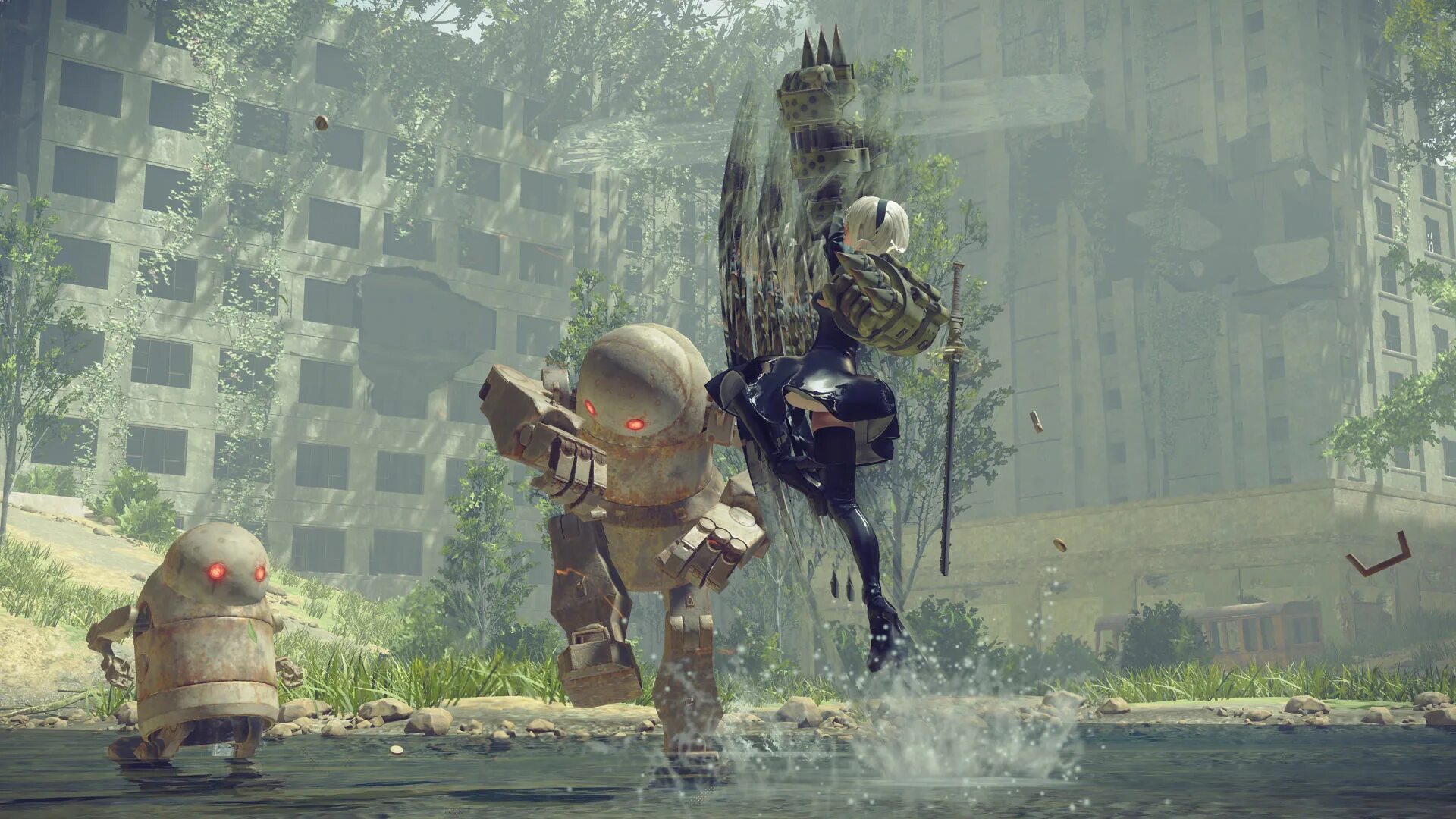 Nier automata game of the edition. NIER Automata игра. NIER: Automata (ps4). NIER Automata Day one Edition. NIER Automata роботы.