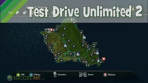 Test drive unlimited 2 карт