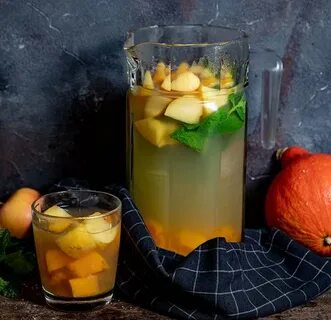 Компот из тыквы с апельсином