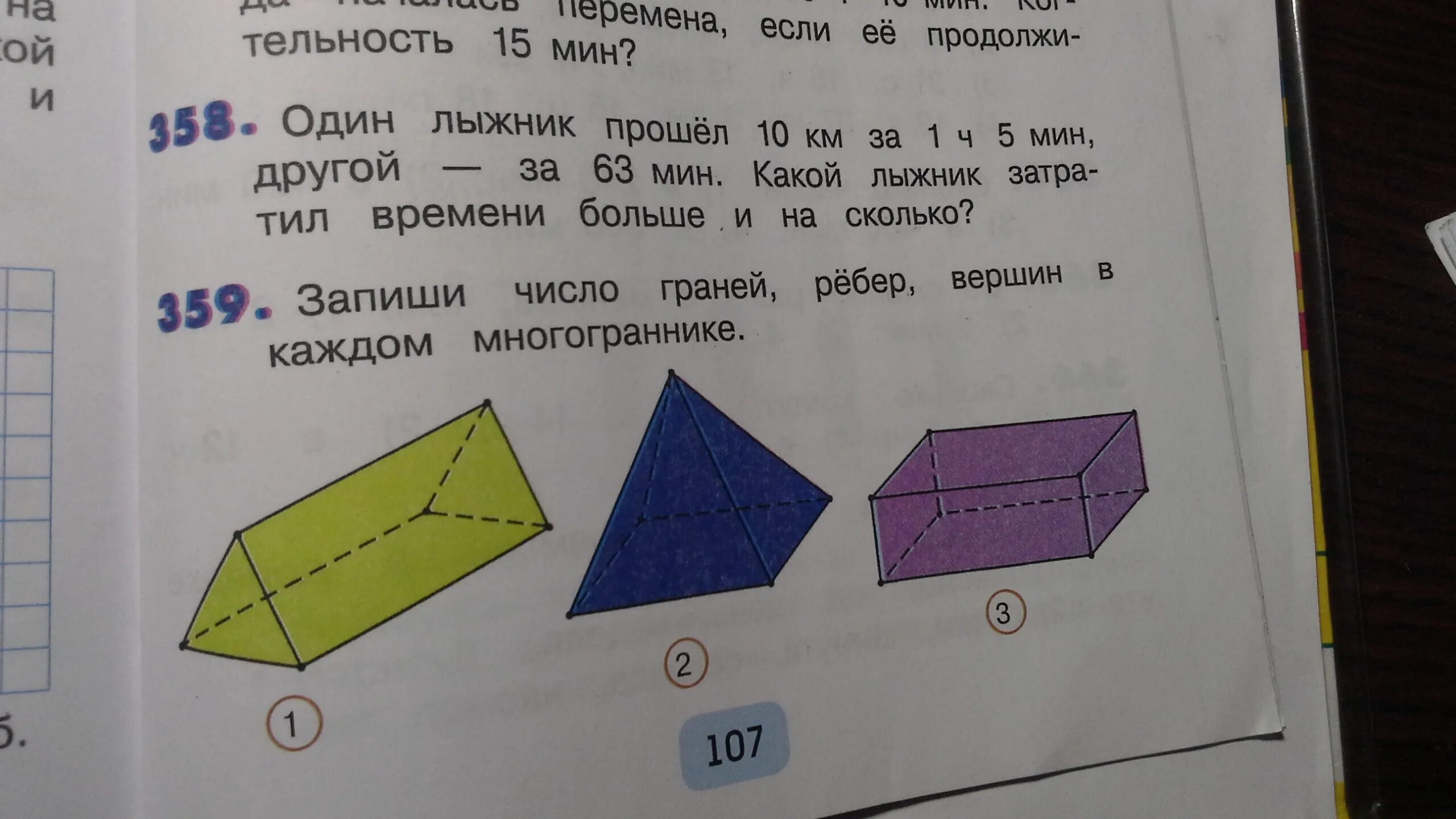 Ребра многогранника 4 класс. Сколько вершин у фигуры. Запиши число граней ребер вершин в каждом многограннике. Название фигур количество вершин ребер граней.