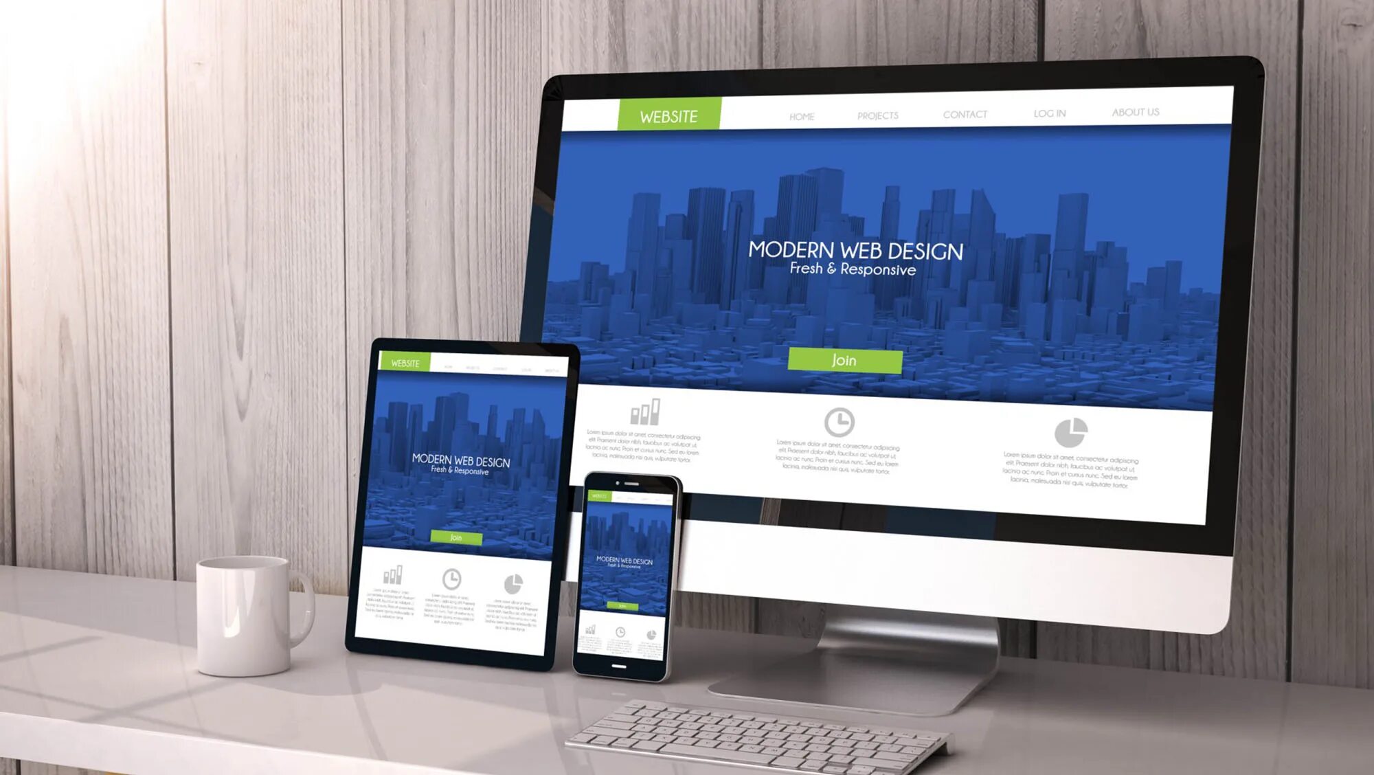Responsive website