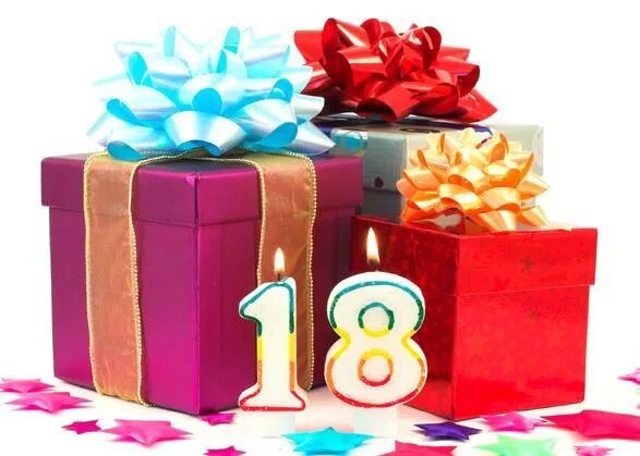Подарок на день рождения. Подарок на совершеннолетие. 18 Подарков на совершеннолетие. 18 сувениров