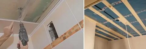 Как прикрепить панели на потолок