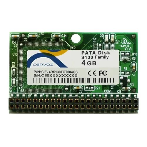 Disk on module. Cervoz cie-4vs130tft001gs. disk jn module 44 pin 512. ide dom 44 pin. cervoz cir-s4suss2408g.