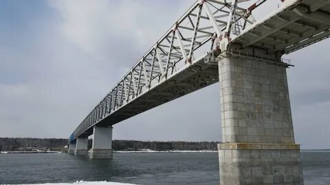 Высокогорский мост через енисей