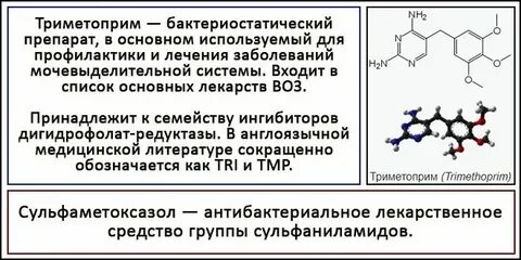 Бисептол при цистите у женщин способ применения