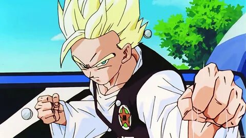 Gohan arrête les balles à main nue.
