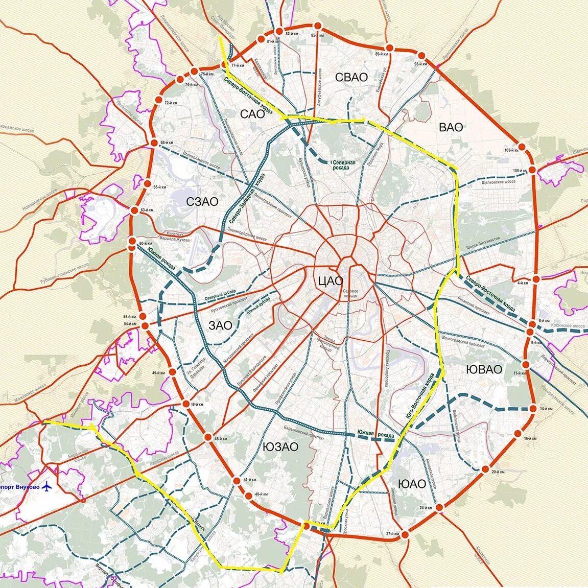 Карта окружной дороги. Проект трассы Солнцево-Бутово-Видное. Хорда Солнцево Бутово Видное. Участок Солнцево Бутово Варшавское. Автомагистраль Солнцево Бутово Видное.