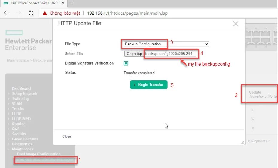Как обновлять прошитую switch. Коммутатор hpe officeconnect 1920s jl382a. прошивка switch. hpe enable command.