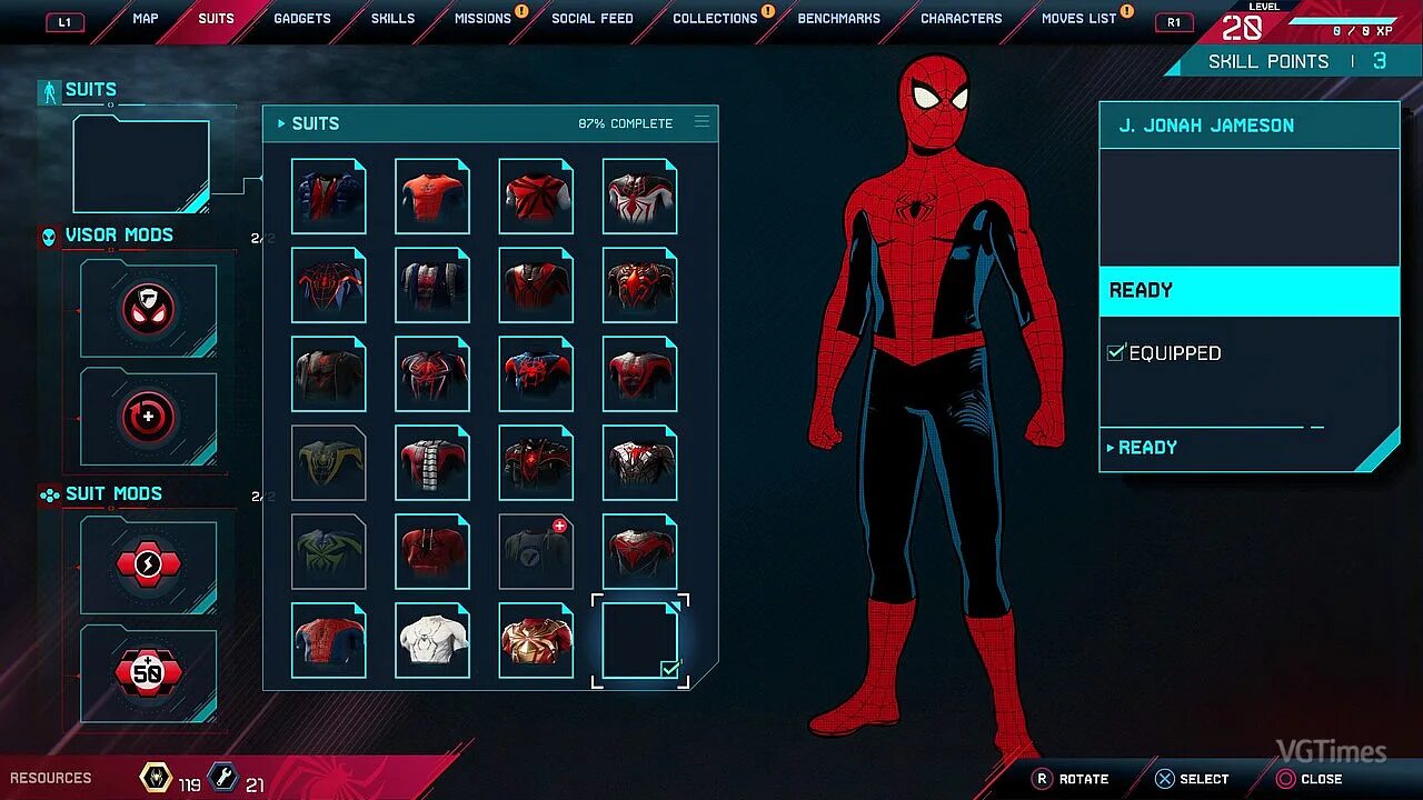 Marvel spider man моды на костюмы