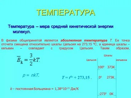 Температура и время в физике