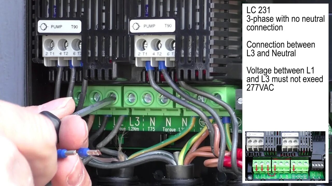 Power connection. LC 231 Grundfos. Шкаф управления насосами LC 231 Grundfos. LC 231 схема подключения. Grundfos LC 231 схема подключения с 2 насосами.