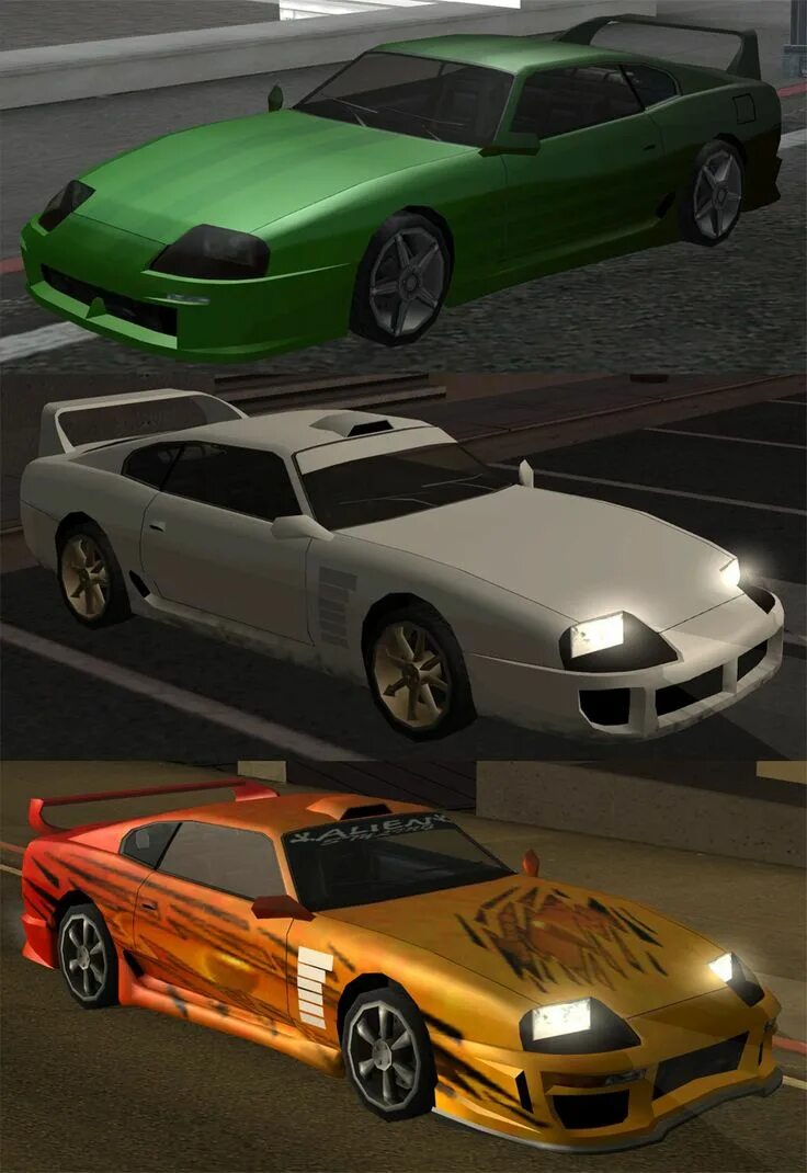 Замена машины Uranus (uranus.dff, uranus.dff) в GTA San Andreas (355 файлов) / С