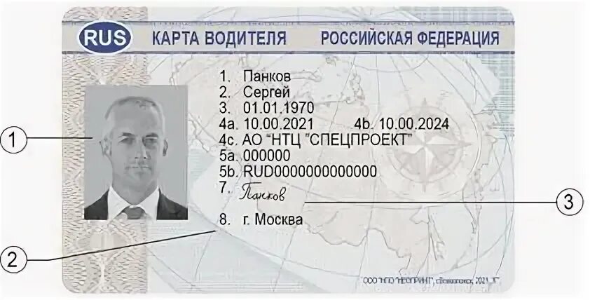 Карта водителя сургуте