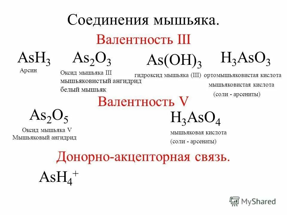 Гидроксид азота 3 какой гидроксид. Формулы соединений мышьяка. Гидроксид мышьяка формула. Формула оксидного соединения мышьяка. Формула ортомышьяковистой кислоты.