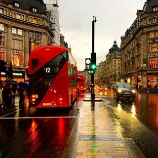 London rain