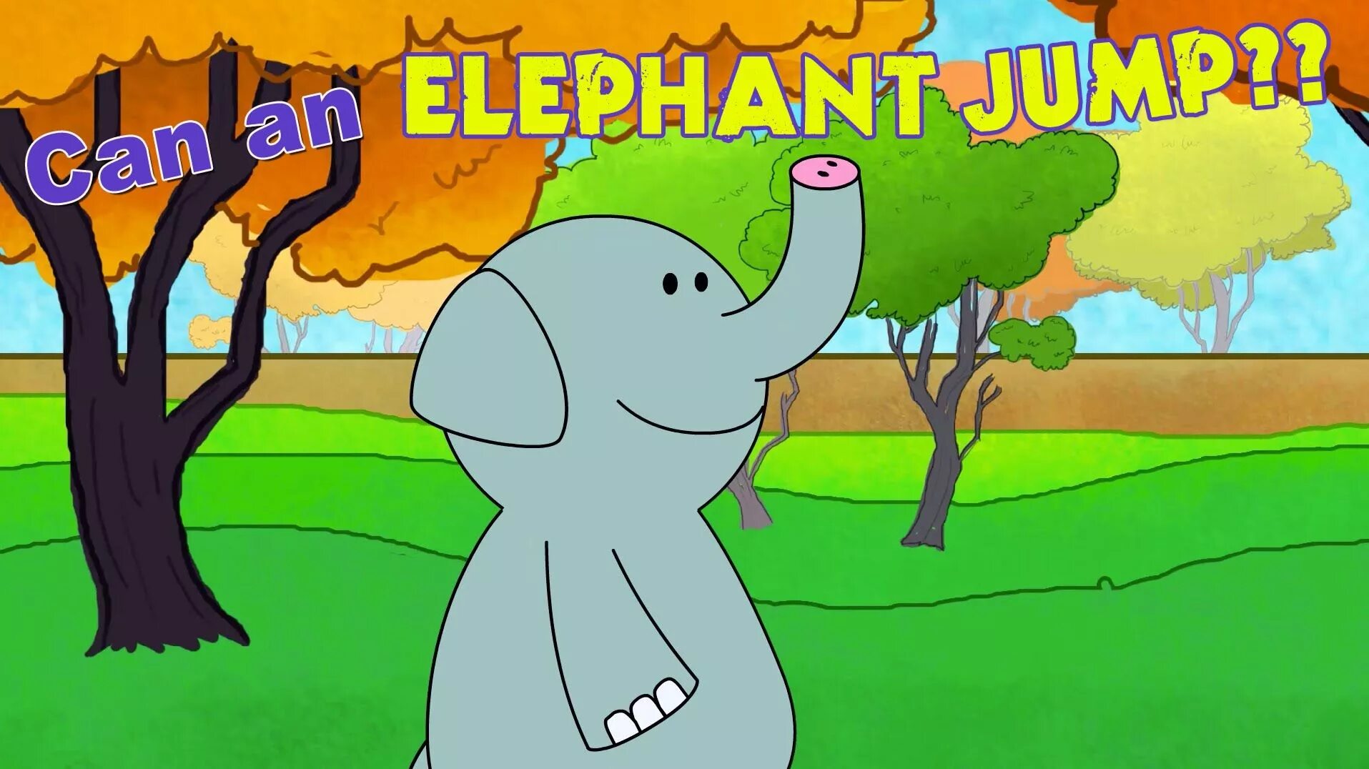 An Elephant can Jump. Animals Song. Can Song for Kids. Animals Song for Kids. Can an elephant jump