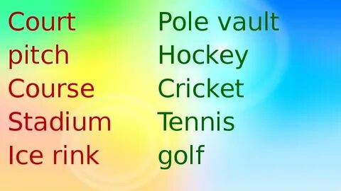 Pitch track court course ring