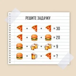 Задачи пиццерии