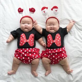 Happy twins