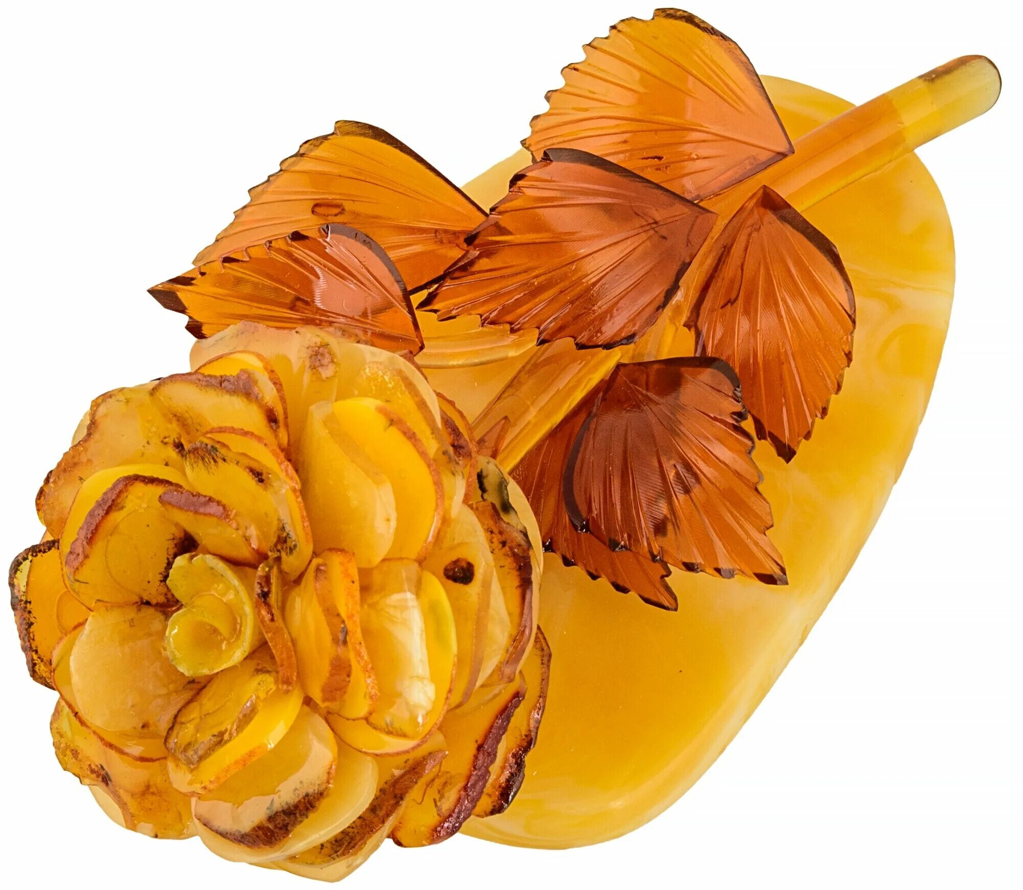 янтарные розы