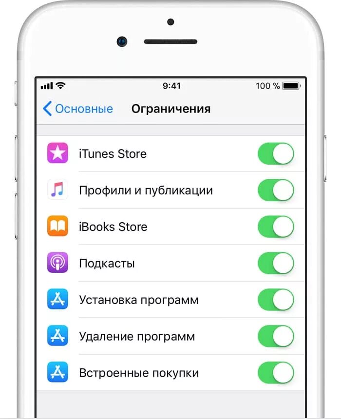 Как убрать ограничения на приложения на айфоне. Ограничения на айфоне. встроенный покупки. снять ограничения на айфоне. лимиты и ограничения в айфон.