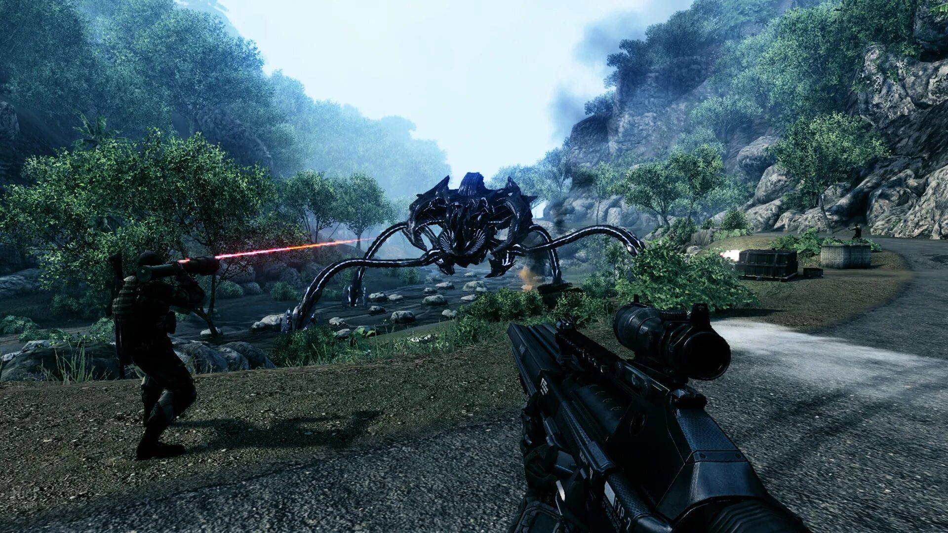 Какие игры поиграть на пк 2024. Крайзис 1 Ремастеред. Игра Crysis Remastered. Crysis Remastered 2007. Crysis 2007 screenshot.