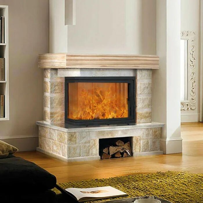 Отделка топок фото Каминная топка SPARTHERM Arte 3RL-80h купить в Перми по цене 987 500 руб.