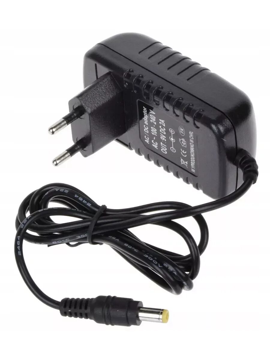 Адаптер 9 v. Ac dc адаптер 9v. блок питания, 9в, 2а, 18вт. адаптер питания 5v 2a. блок питания 9v 1a (4.0x1.7).