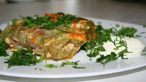 Голубцы с мясом курицы