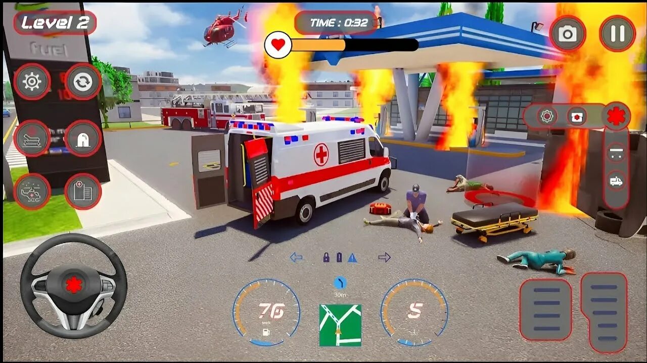 Emergency ambulance simulator много. Симулятор скорой помощи 3d. игра ambulance на андроид. игра спасатели.