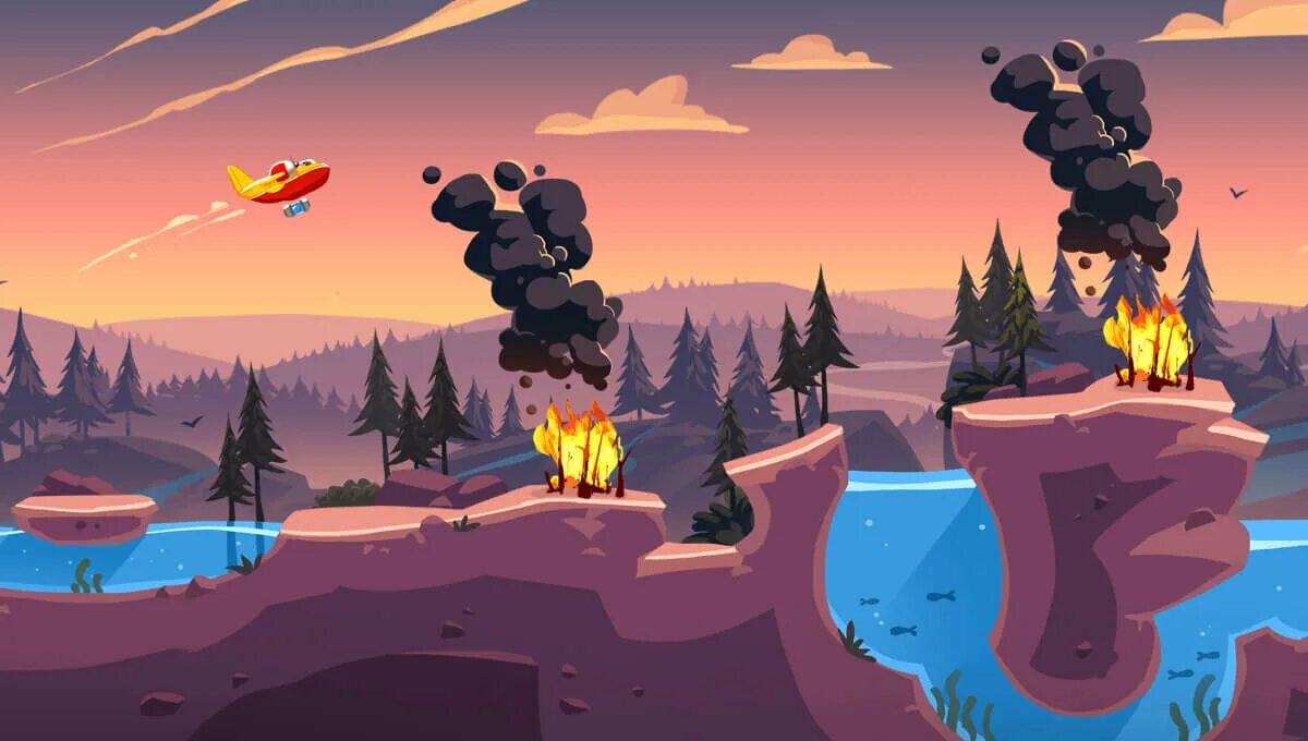 Игры огнем 2020. Fire игра. Игра про Лесные пожары. Огонь платформер. Заставка мобильной игры.