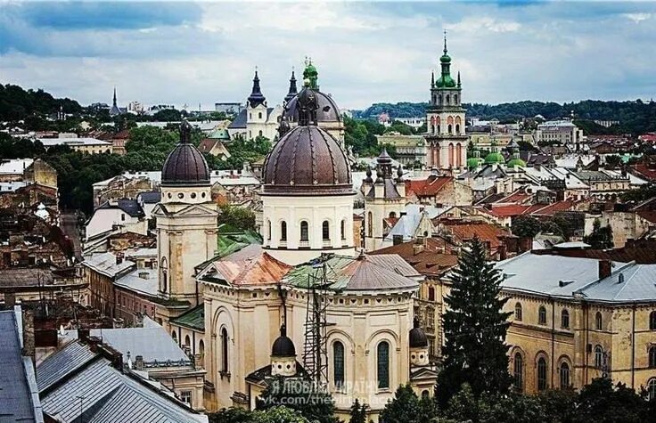 Обои Украина Дома Львов Улица Города - Фото : 377419 Украина, Город, Улица