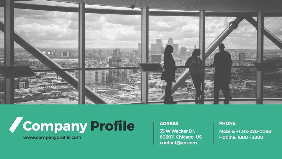 Company profile presentation examples. Company profile. Company's profile