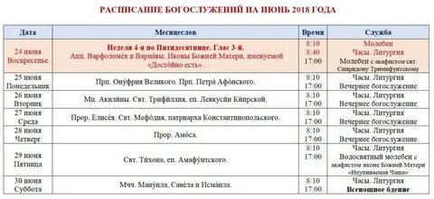 Благовещенский храм расписание служб